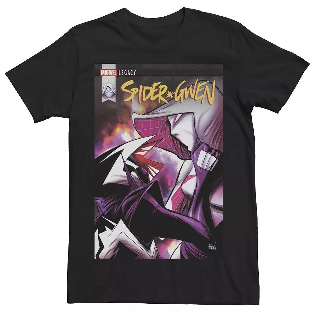 Men's Marvel Spider-Gwen Confrontation Comic Cover Tee,  Product Image
