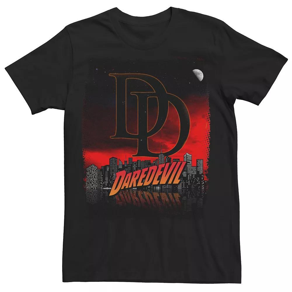 Men's Daredevil Cityscape Tee, Size: Small, Black Product Image