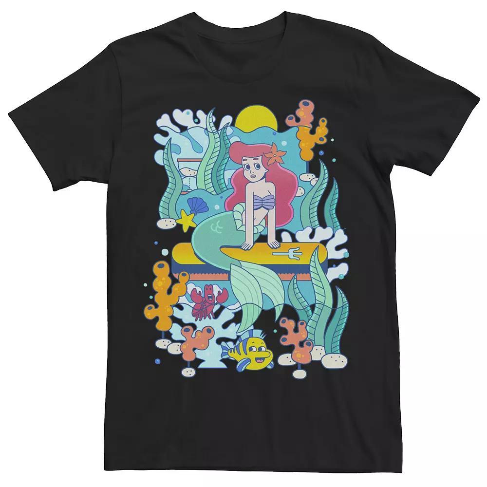 Men's Disney's The Little Mermaid Artsy Portrait Poster Tee,  Product Image