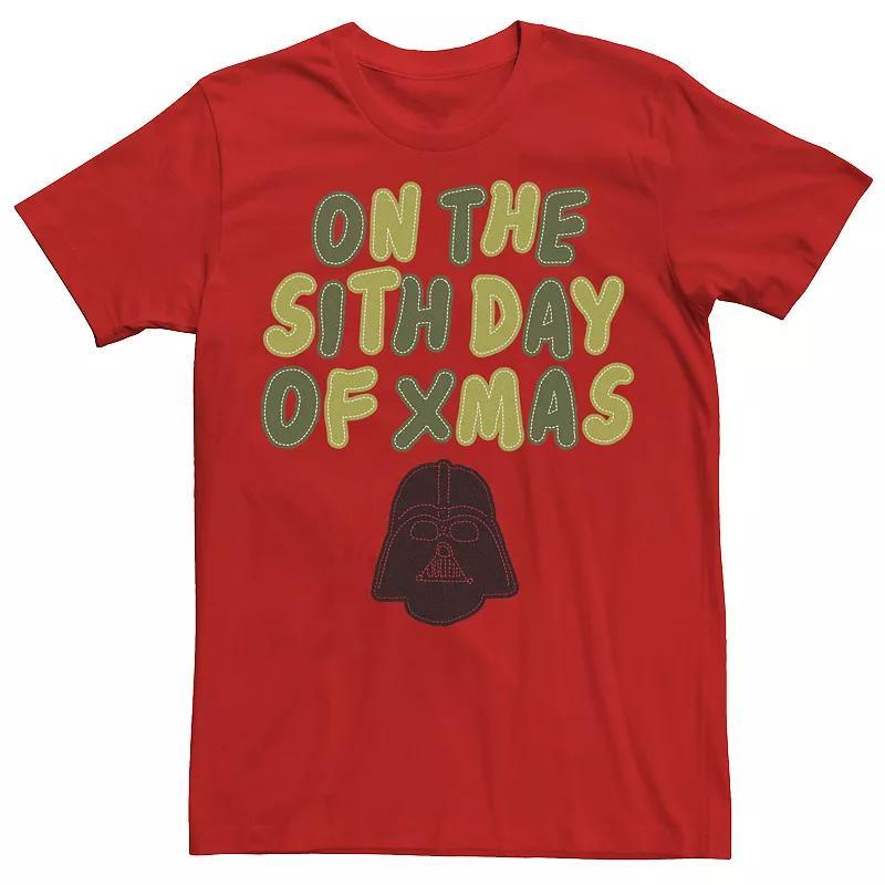 Men's Star Wars Darth Vader "Sith Day" Christmas Graphic Tee, Size: XL, Red Product Image