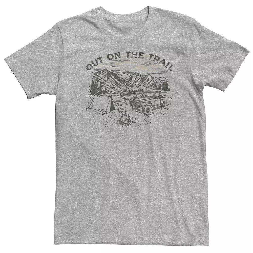Big & Tall "Out On The Trail" Mountain Range Portrait Tee, Men's,  Product Image