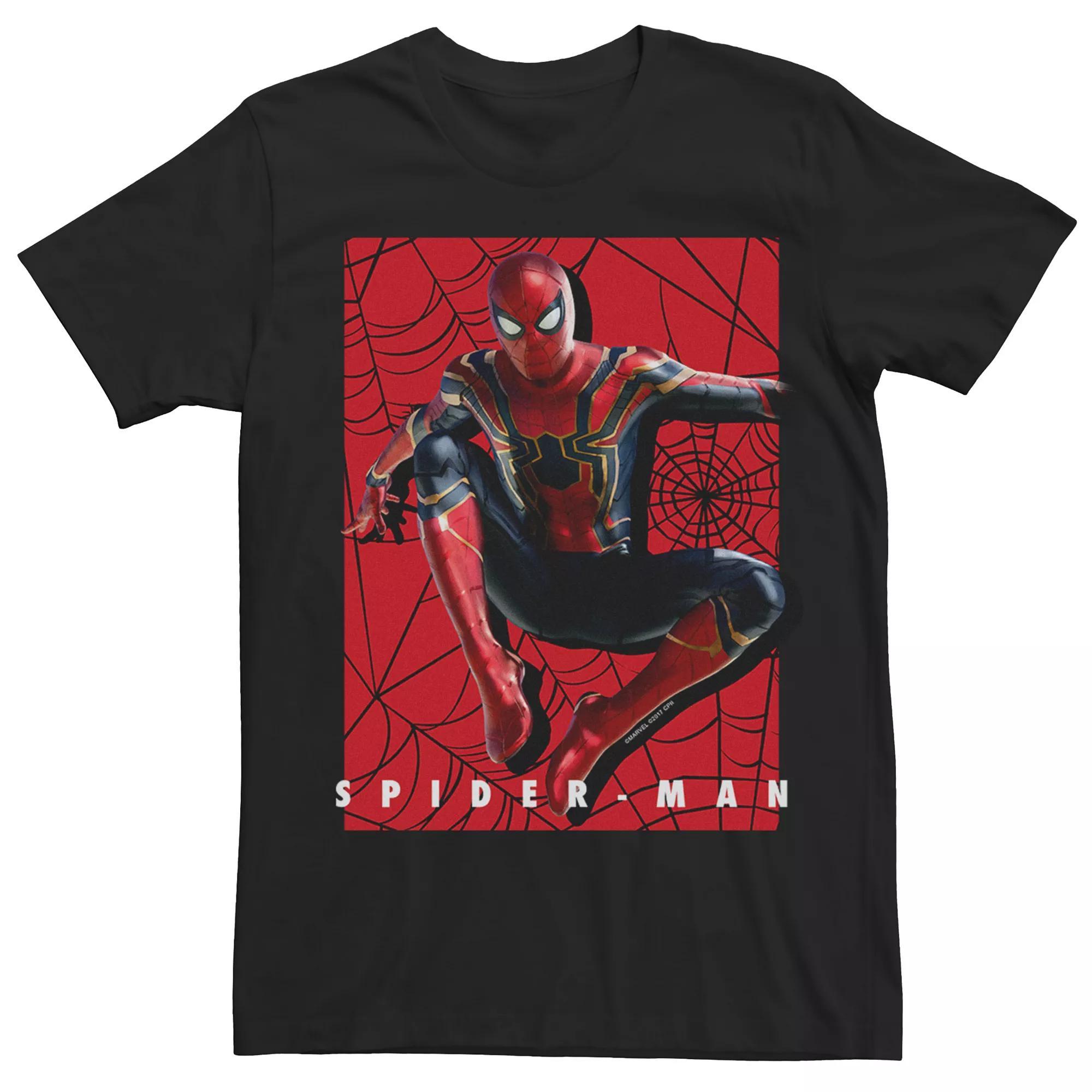 Men's Avengers Infinity War Iron Spider-Man Web Slinger Tee,  Product Image