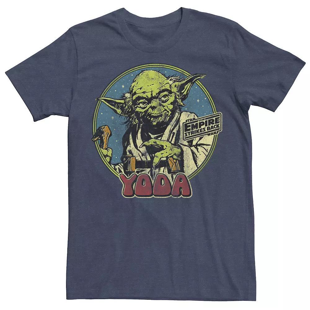 Men's Star Wars The Empire Strikes Back Vintage Yoda Logo Tee,  Product Image