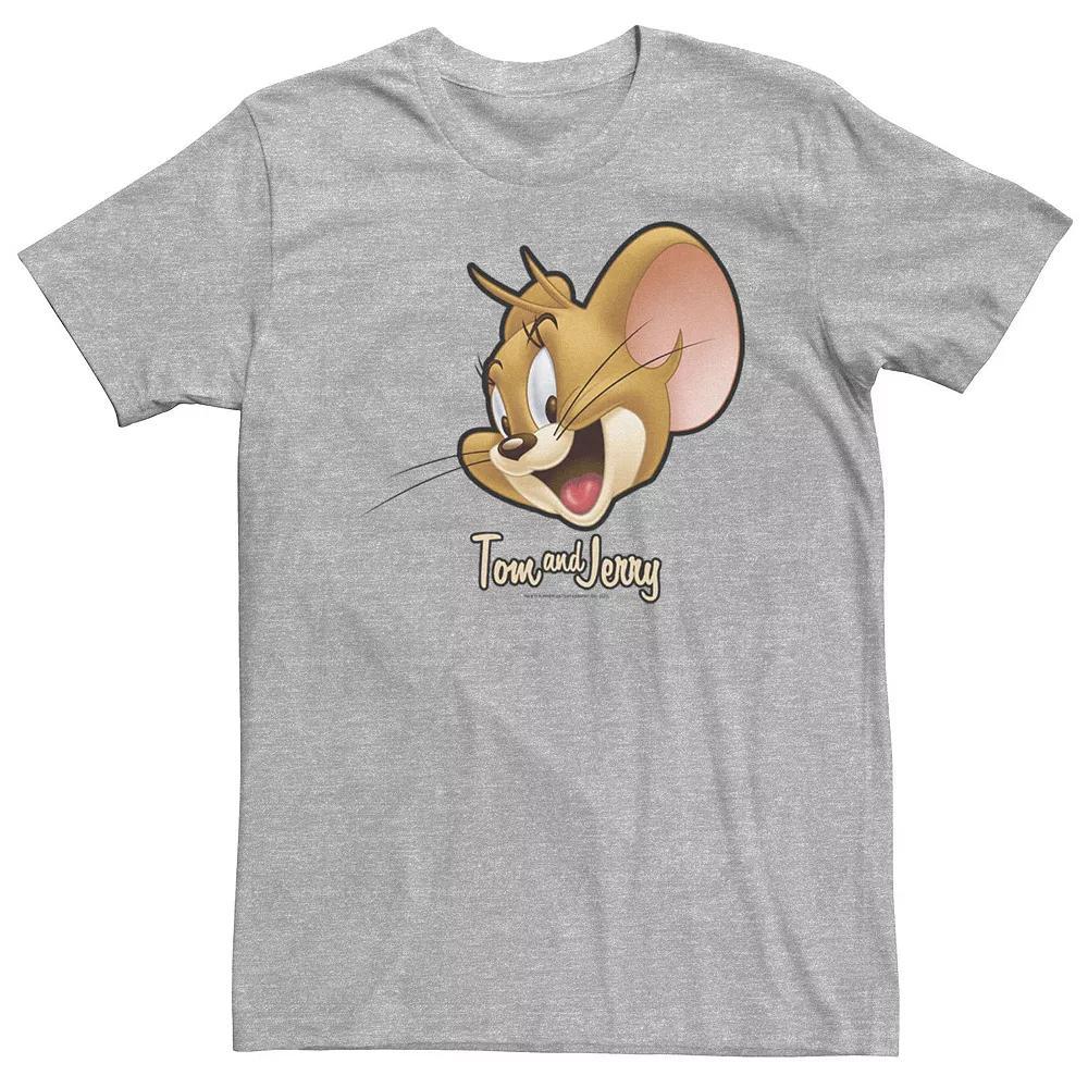 Big & Tall Tom And Jerry Simple Jerry Big Face Tee, Men's,  Product Image