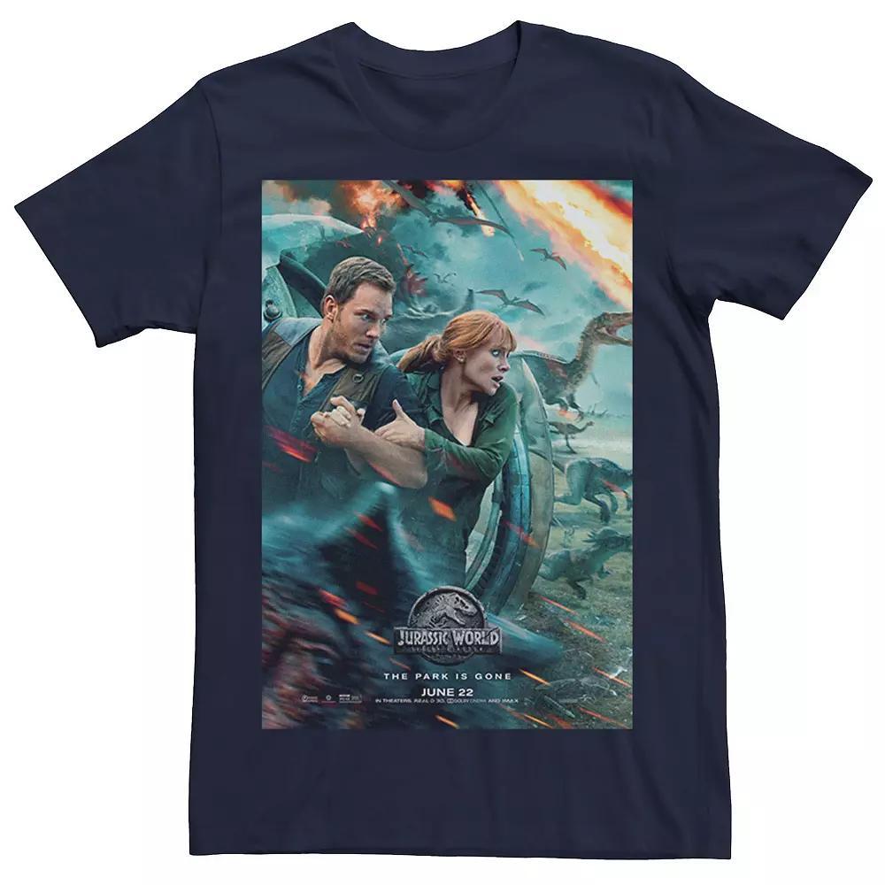 Mens Jurassic World Two Owen Claire Movie Poster Tee Product Image