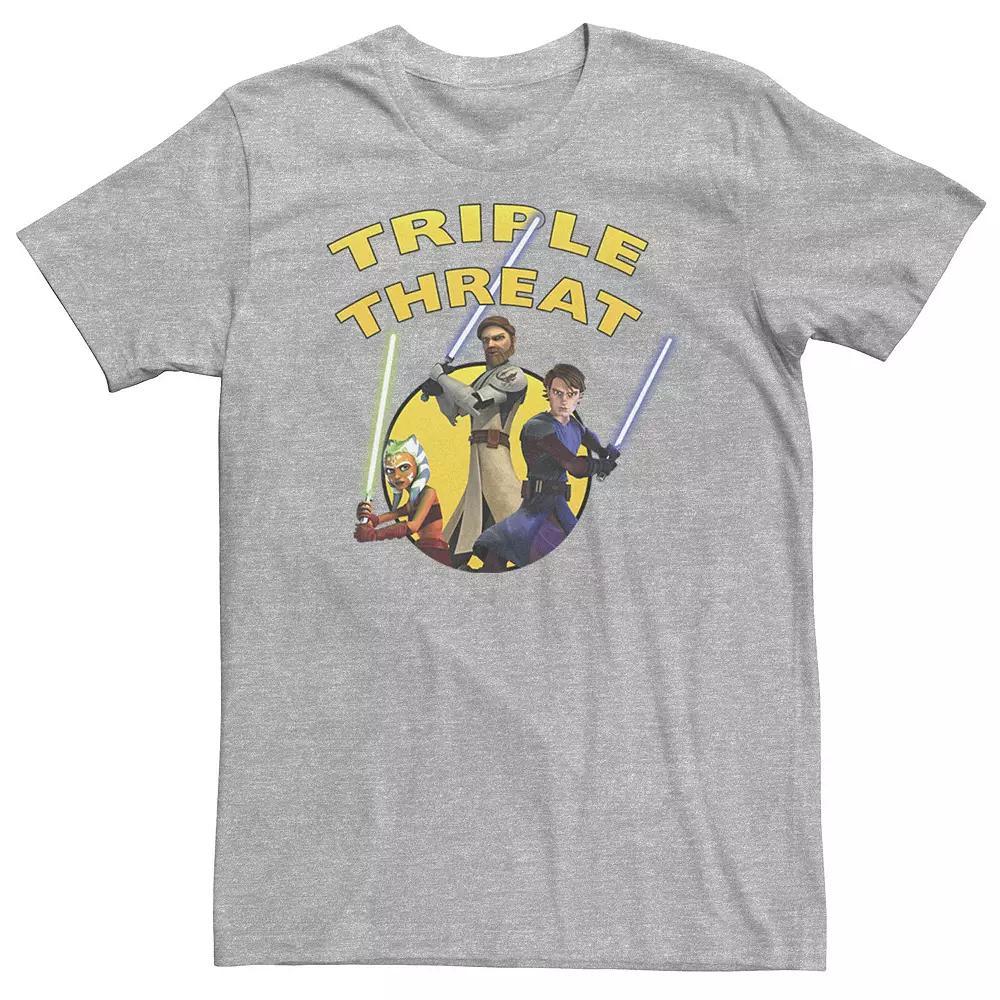 Big & Tall Star Wars: Clone Wars Group Shot Triple Threat Tee, Men's,  Product Image
