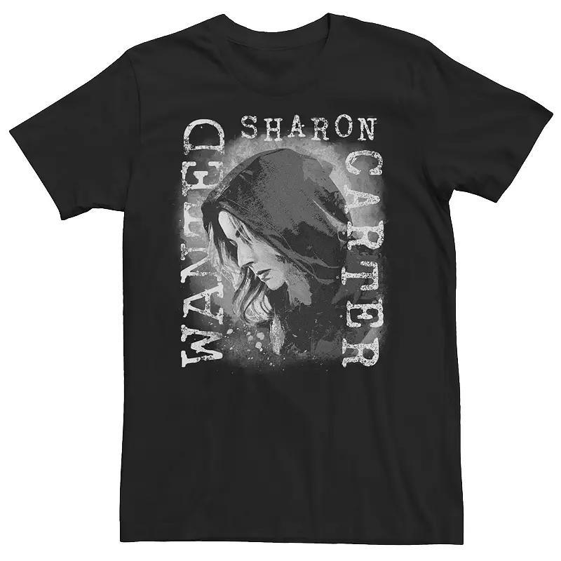 Men's Marvel Falcon And he Winter Soldier Sharon Carter Wanted Poster Tee, Size: Medium, Black Product Image