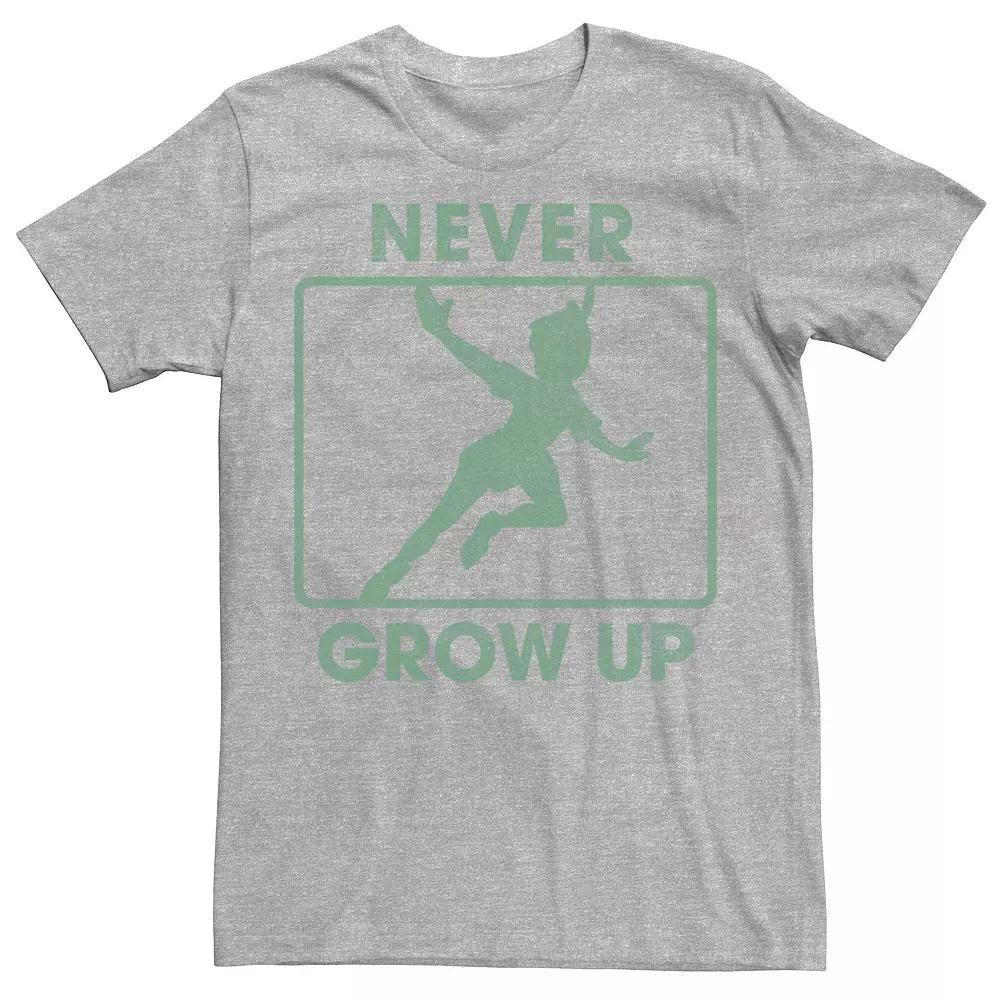 Disney's Peter Pan Men's Never Grow Up Silhouette Tee,  Product Image