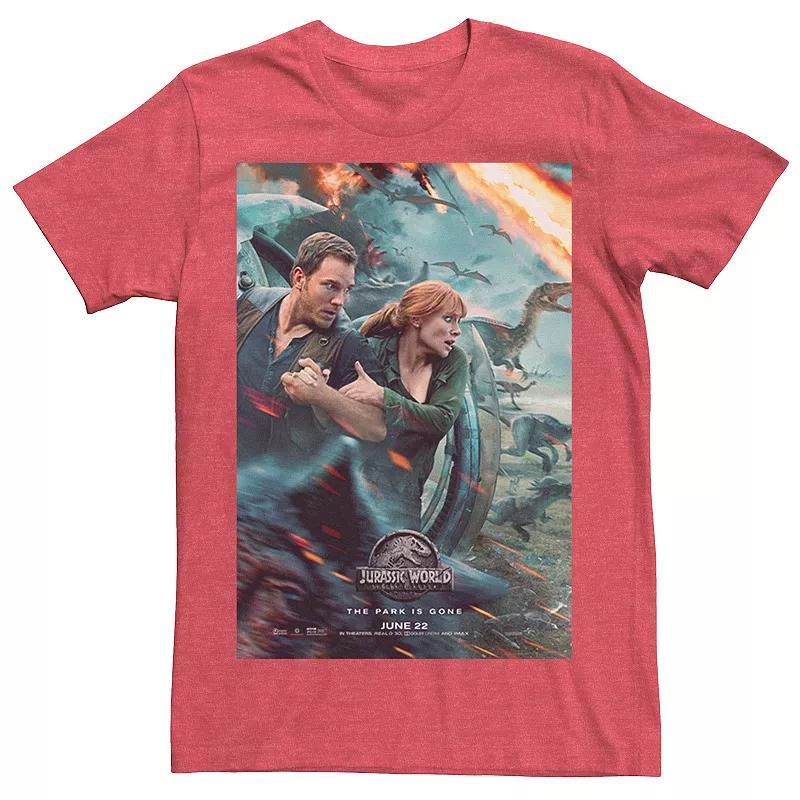 Mens Jurassic World Two Owen Claire Movie Poster Tee Product Image