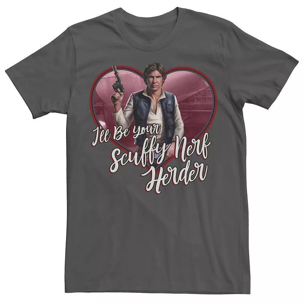 Men's Star Wars Han Solo Nerf Herder Valentine's Day Tee,  Product Image