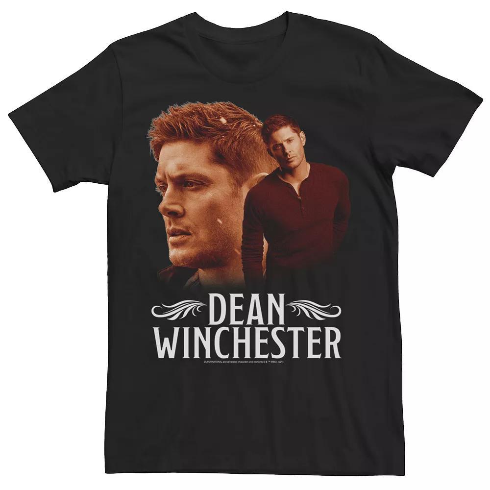 Men's Supernatural Dean Winchester Collage Poster Tee,  Product Image