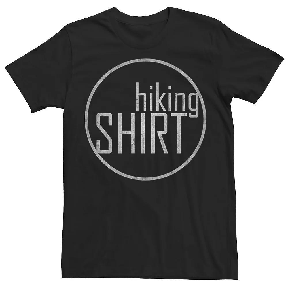 Men's Hiking Shirt Simple Logo Graphic Tee, Size: Large, Black Product Image