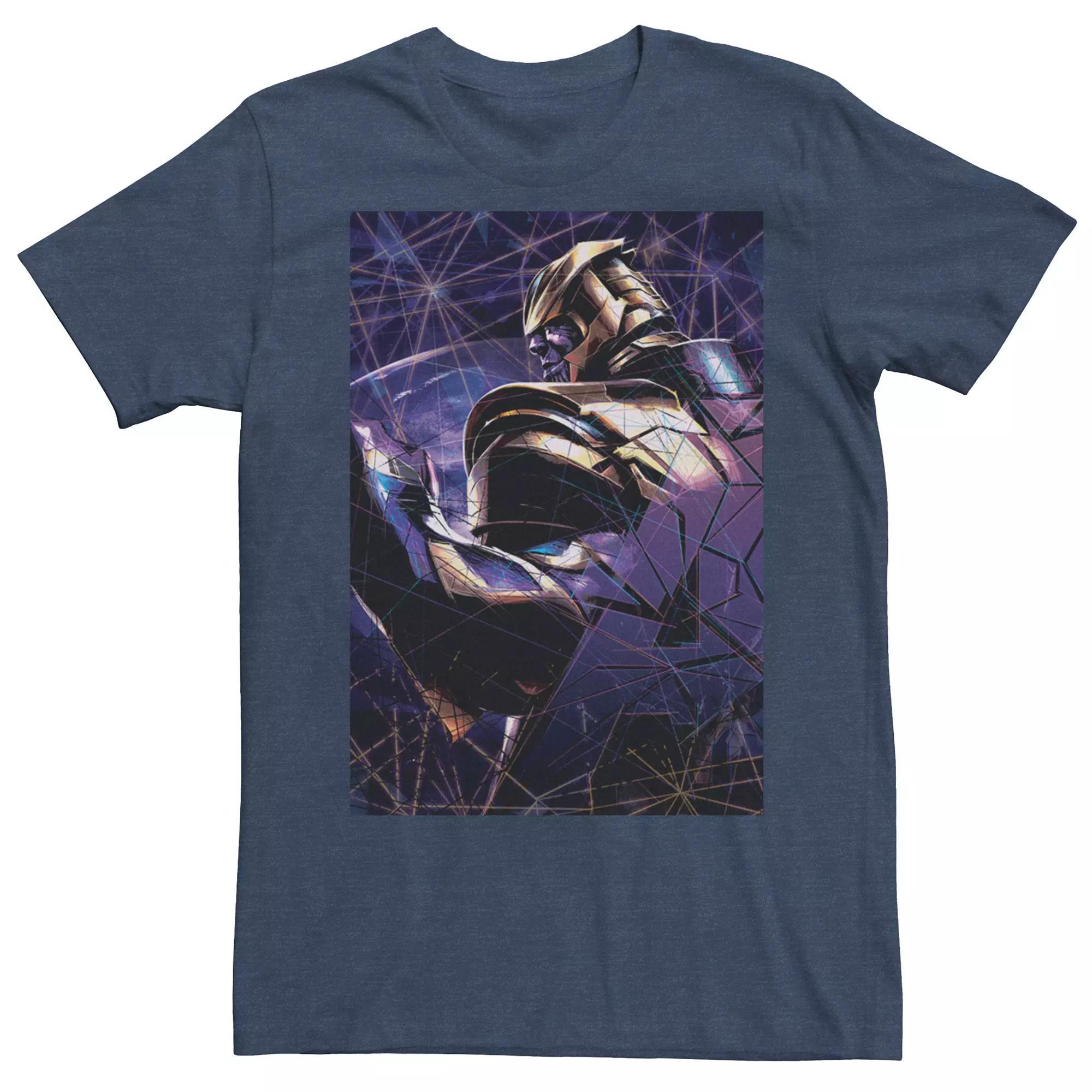 Men's Marvel Avengers Endgame Thanos Shattered Glass Tee,  Product Image