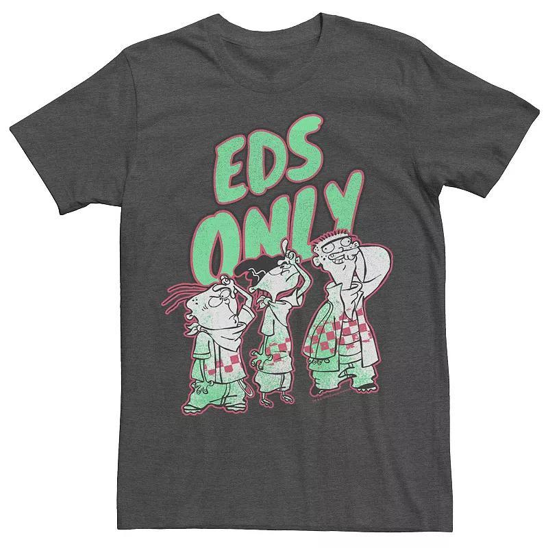 Men's Ed, Edd & Eddy Eds Only Portrait Tee, Size: Large, Navy Grey Product Image