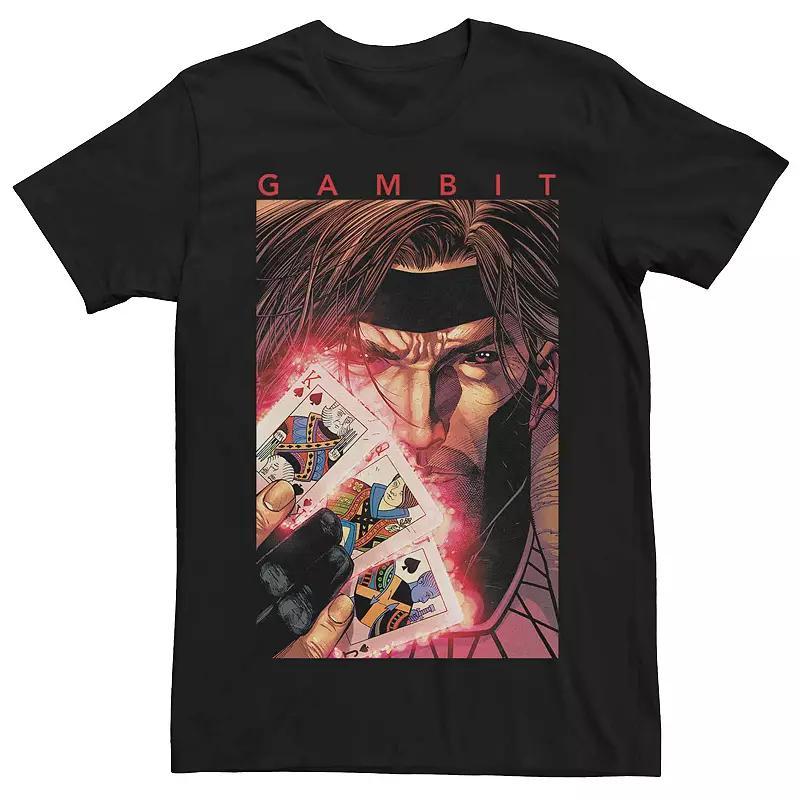 Men's Marvel's X-Men Gambit Card Poster Tee, Size: XS, Black Product Image