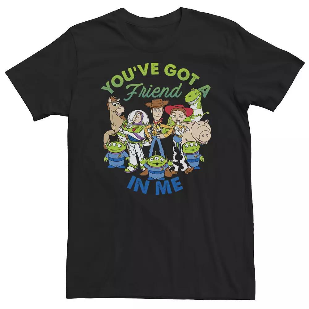 Big & Tall Disney / Pixar Toy Story Cartoon Group Shot Tee, Men's, Size: 4XL, Black Product Image