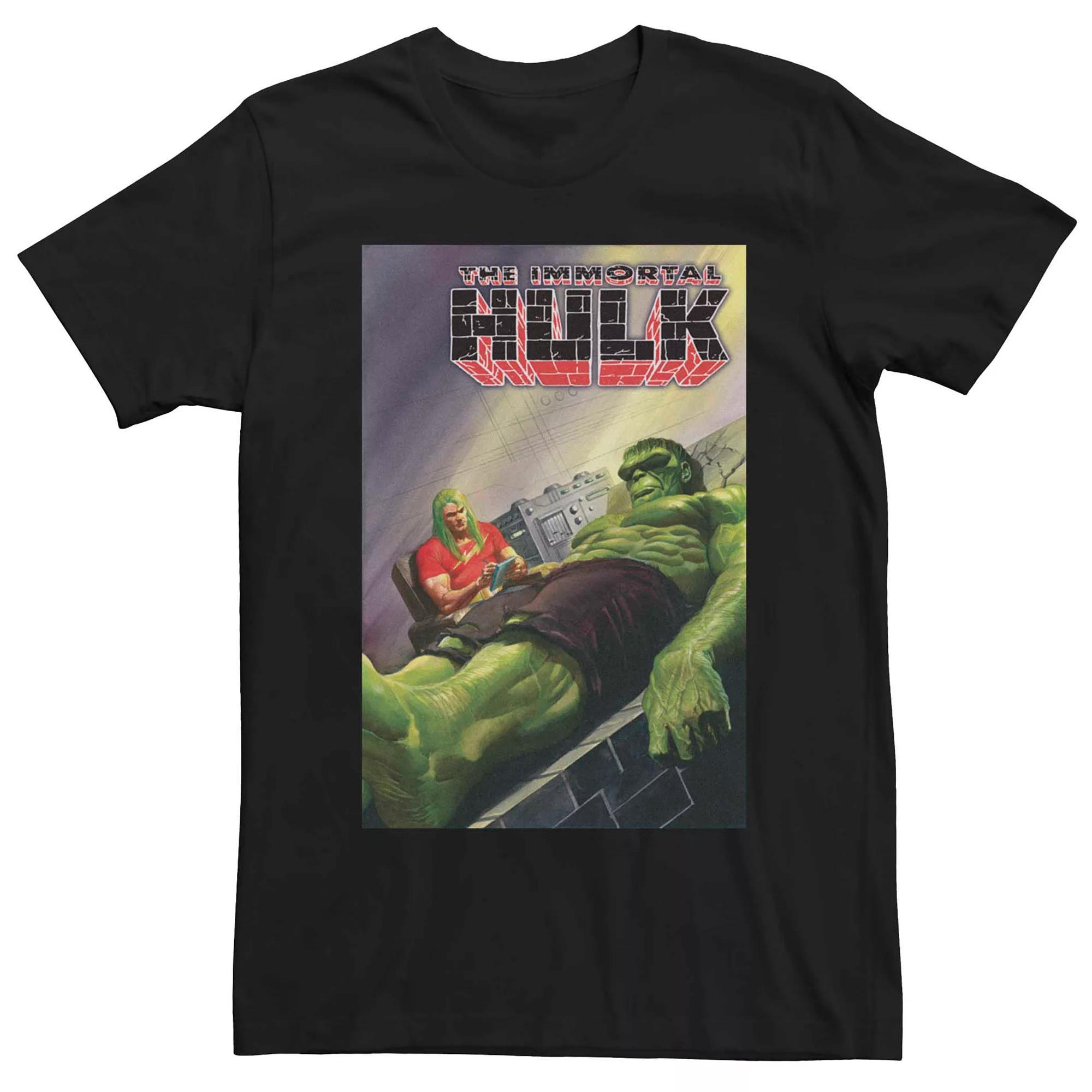 Men's Marvel Comics Hulk Tee, Size: XXL, Black Product Image