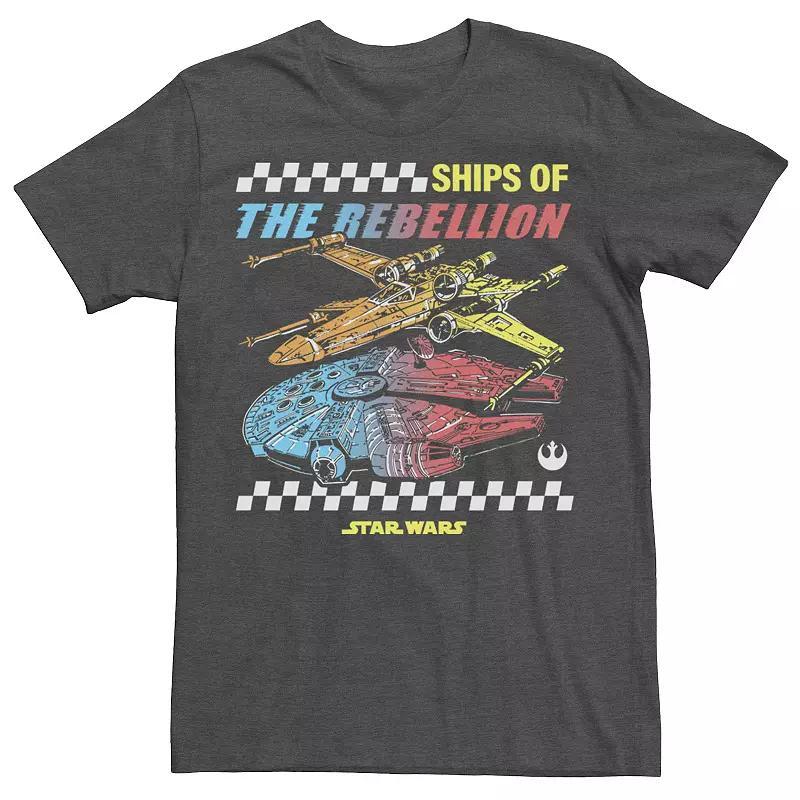 Men's Star Wars Ships Of The Rebellion Tee, Boy's, Size: XS, Grey Heather Product Image