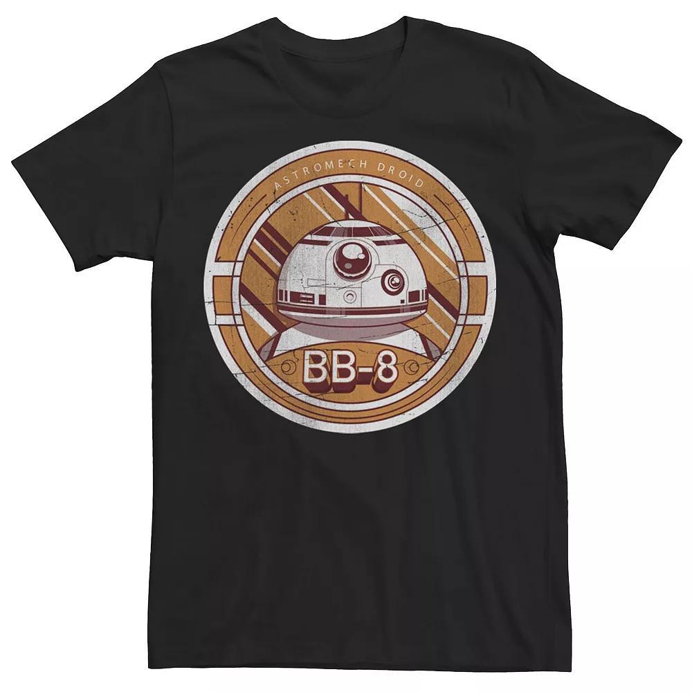 Men's Star Wars BB-8 Astromech Droid Tee, Size: Medium, Black Product Image