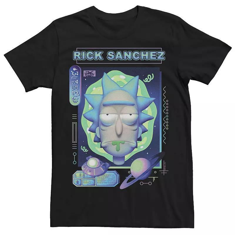 Men's Rick And Morty Sanchez Big Face Tee, Size: XXL, White Product Image
