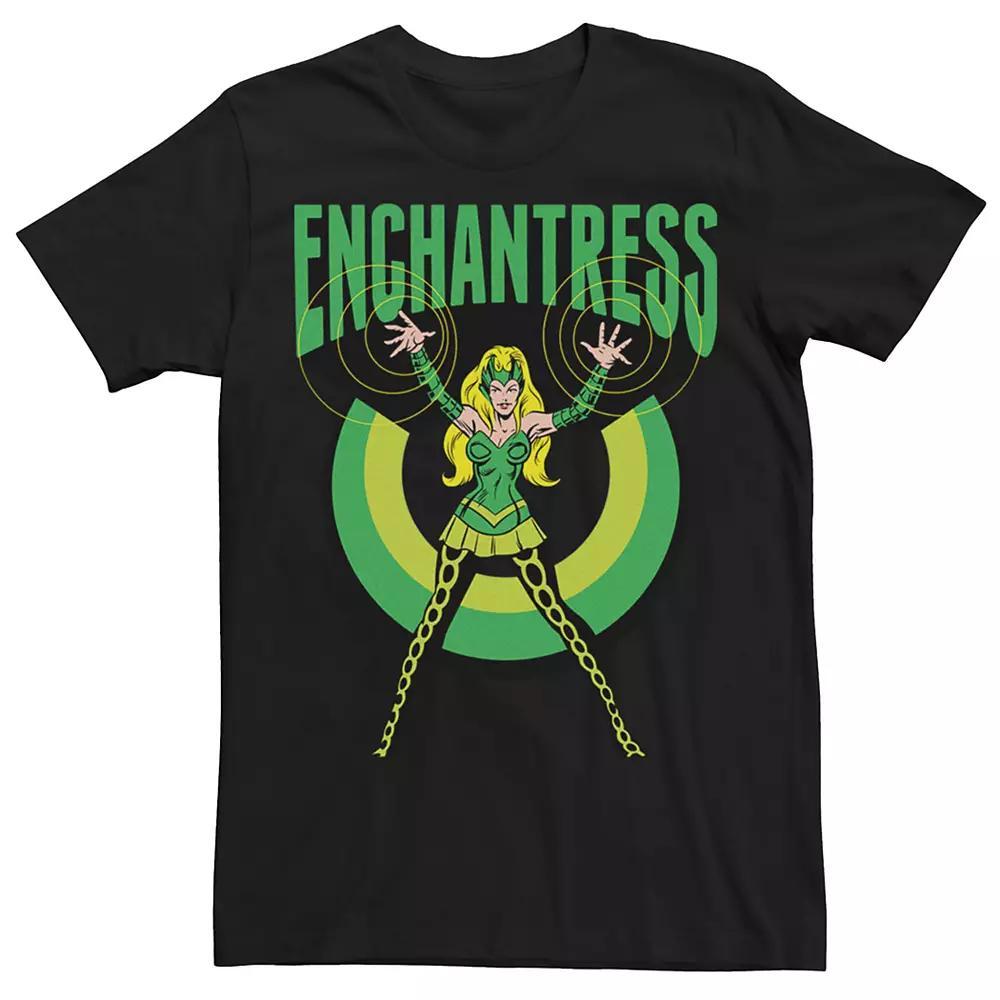 Mens Marvel Enchantress Vintage Portrait Logo Graphic Tee Product Image