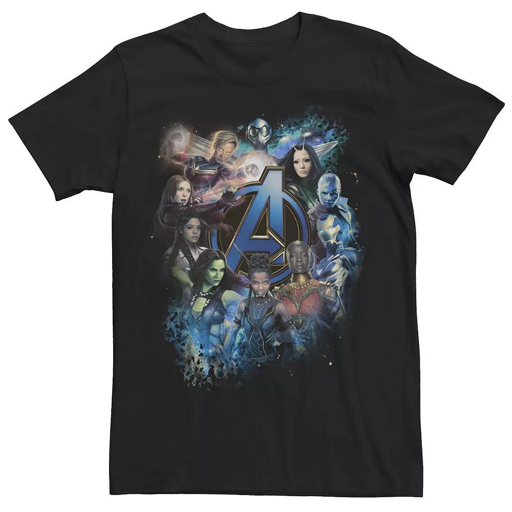 Men's Marvel Avengers: Endgame Cast Collage Portrait Tee,  Product Image