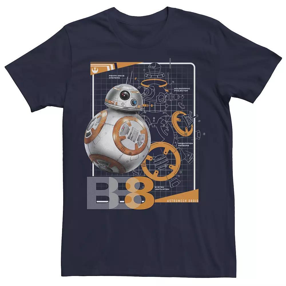 Men's Star Wars BB-8 Astromech Schematic Graphic Tee,  Product Image