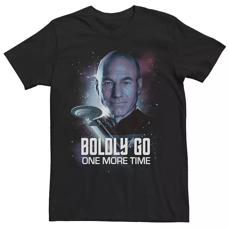 Men's Star Trek The Next Generation Boldly Return Tee, Size: XL, Black Product Image