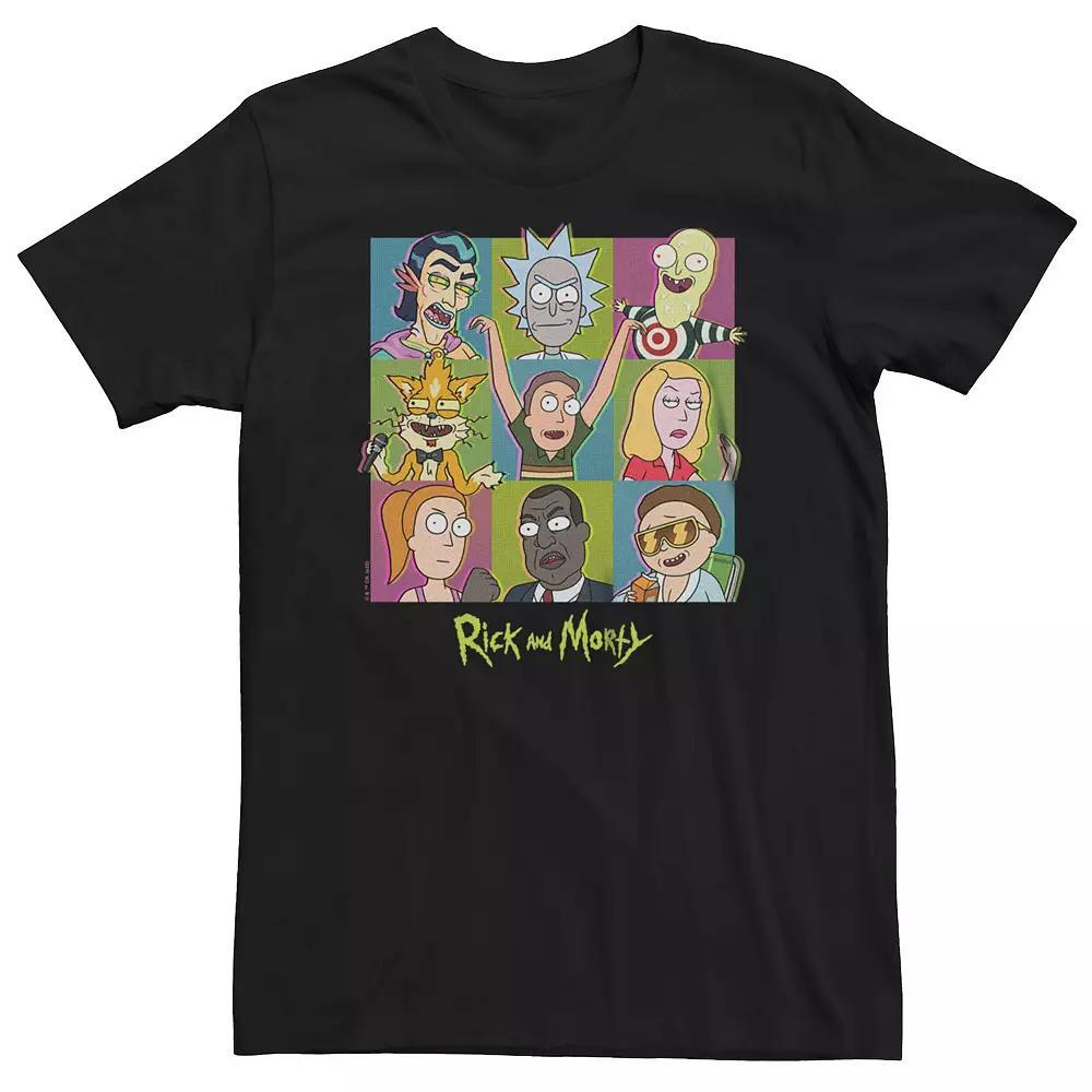 Big & Tall Rick And Morty Two Crows Tee, Men's,  Product Image