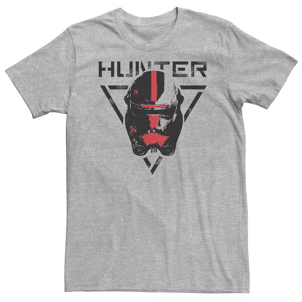 Big & Tall Star Wars: The Bad Batch Hunter C1 Tee, Men's, Size: 4XLT, Athletic Grey Product Image