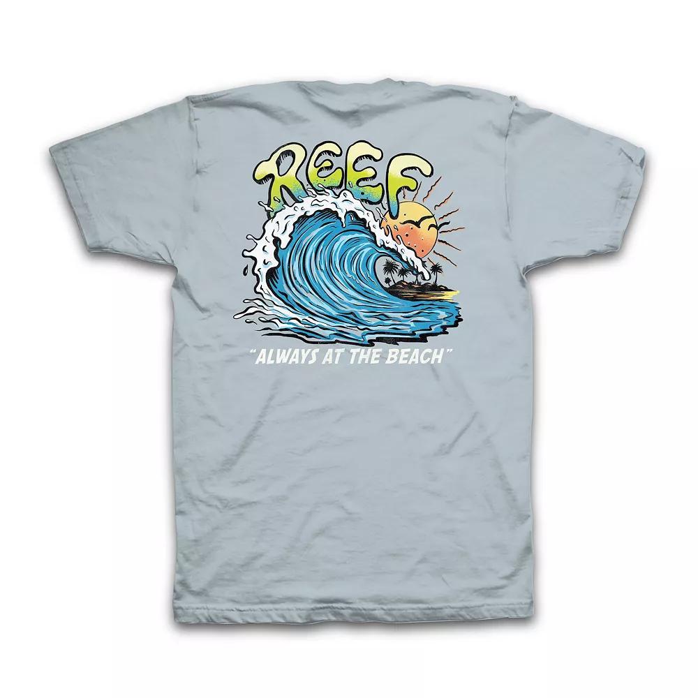 Men's Reef Baja Graphic Tee, Size: Large, Artic Blue Product Image