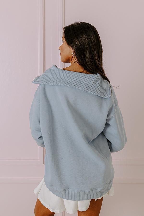 Fresh Breeze Sweatshirt in Sky Blue Product Image