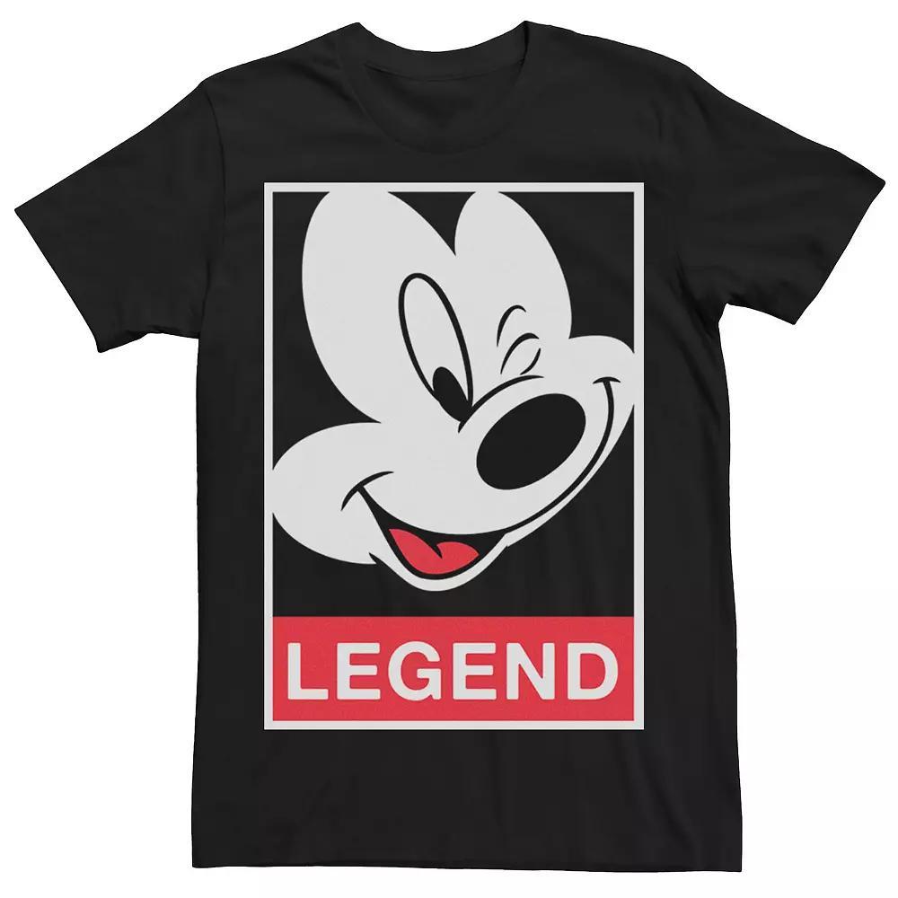 Disney's Mickey Mouse Men's Legend Winking Portrait Tee,  Product Image