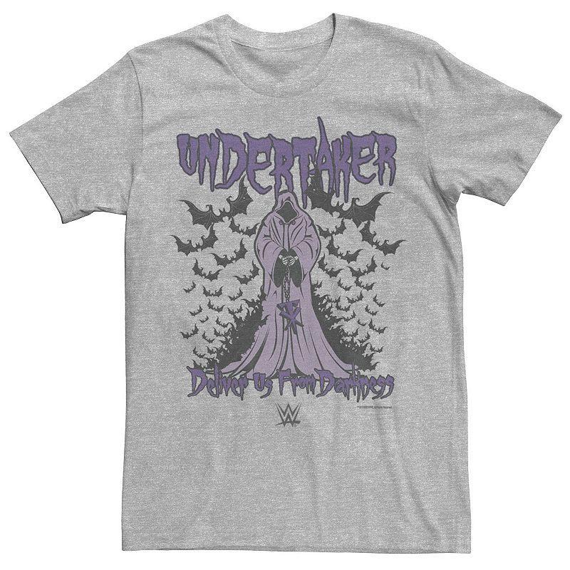 Men's WWE Undertaker Deliver Us From Darkness Logo Tee, Size: Large, Athletic Grey Product Image