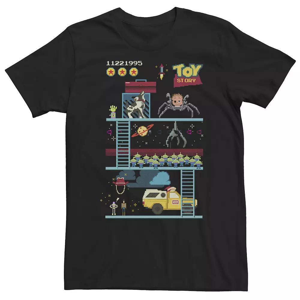 Big & Tall Disney / Pixar Toy Story 8-Bit Video Game Scene Tee, Men's,  Product Image