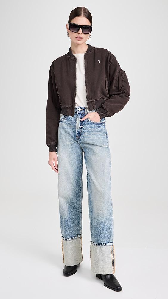 ICON DENIM LA Ivy Denim Bomber | Shopbop Product Image