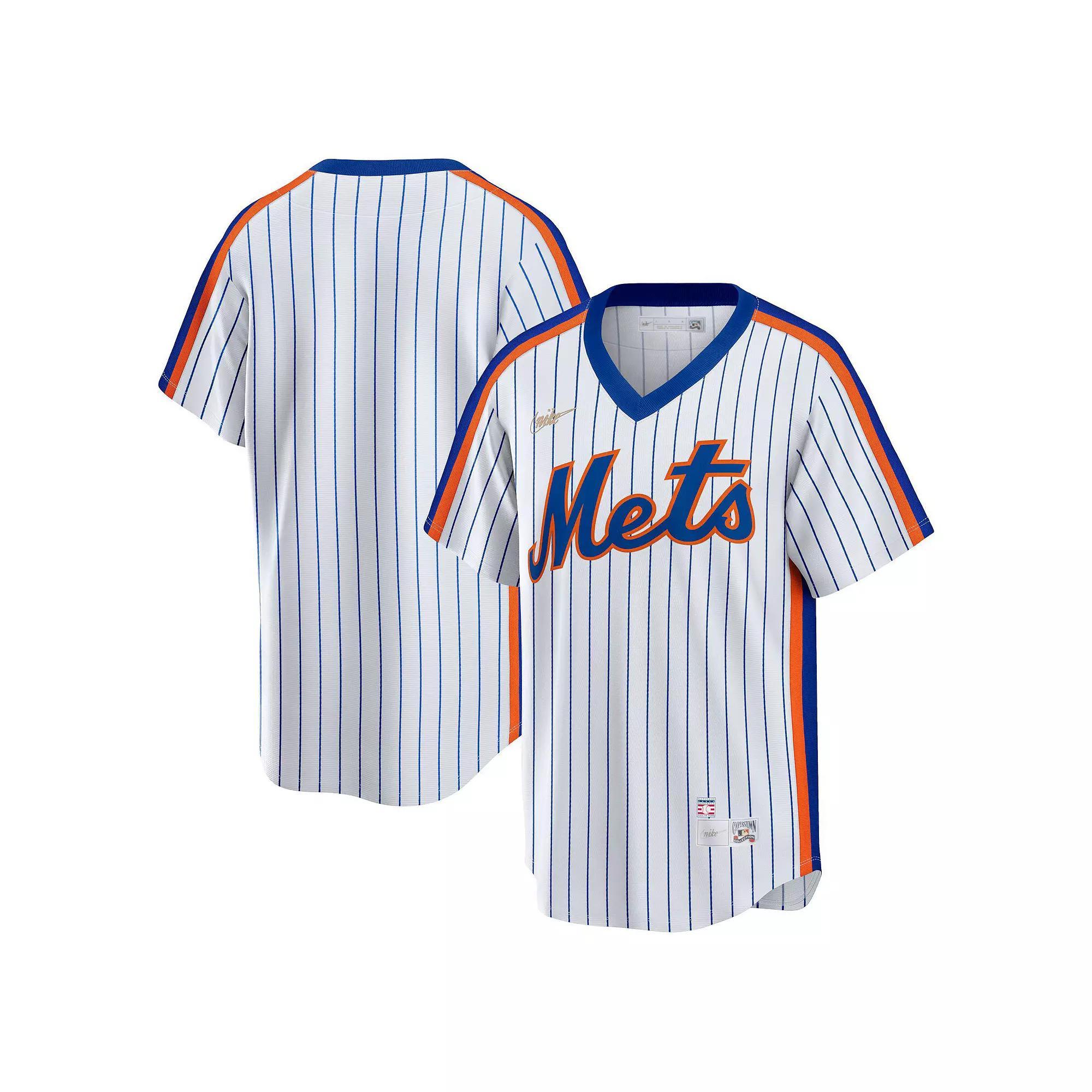 Men's Nike White New York Mets Home Cooperstown Collection Team Jersey, Size: Medium Product Image