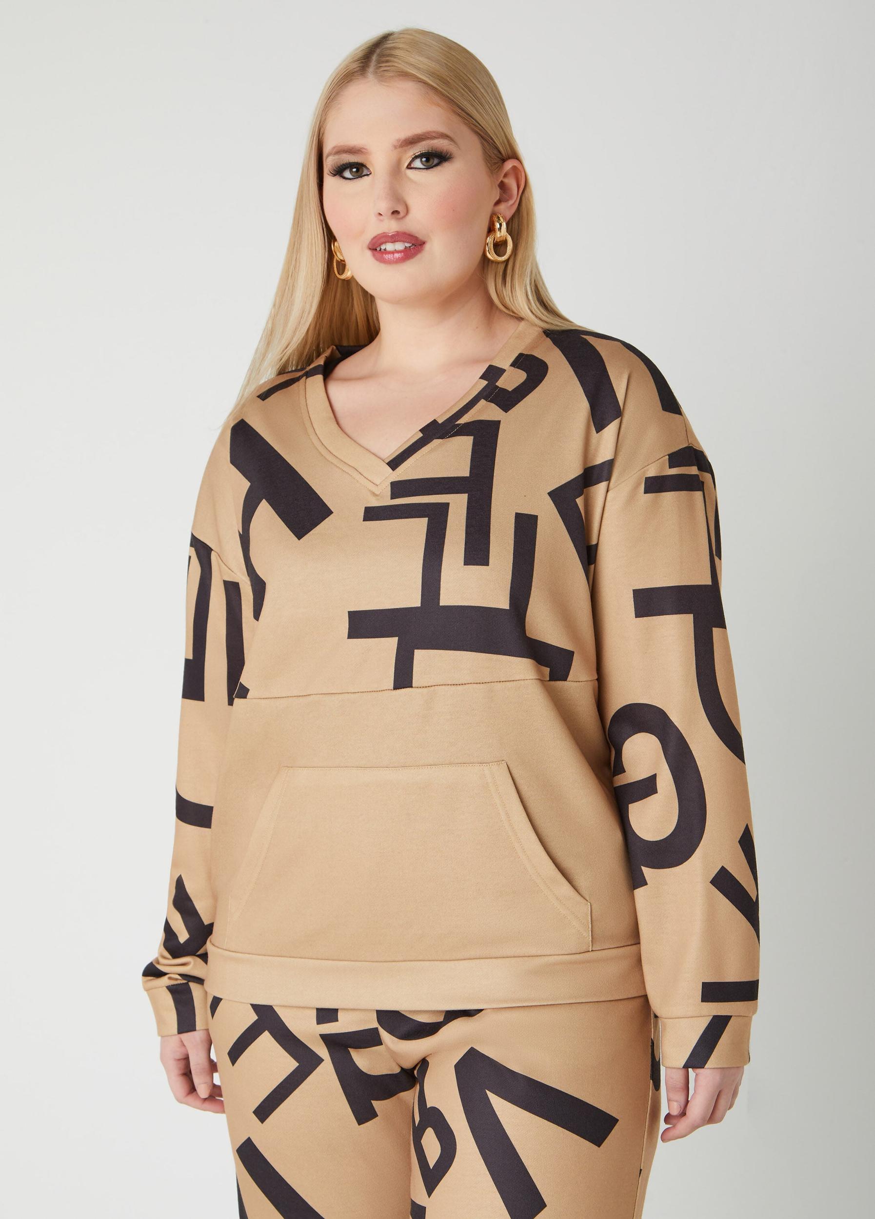 Alphabet Print Pullover Product Image