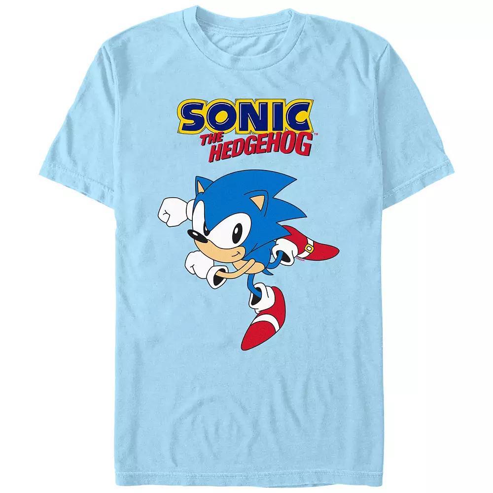 Men's Sonic The Hedgehog Let's Run Graphic Tee,  Product Image