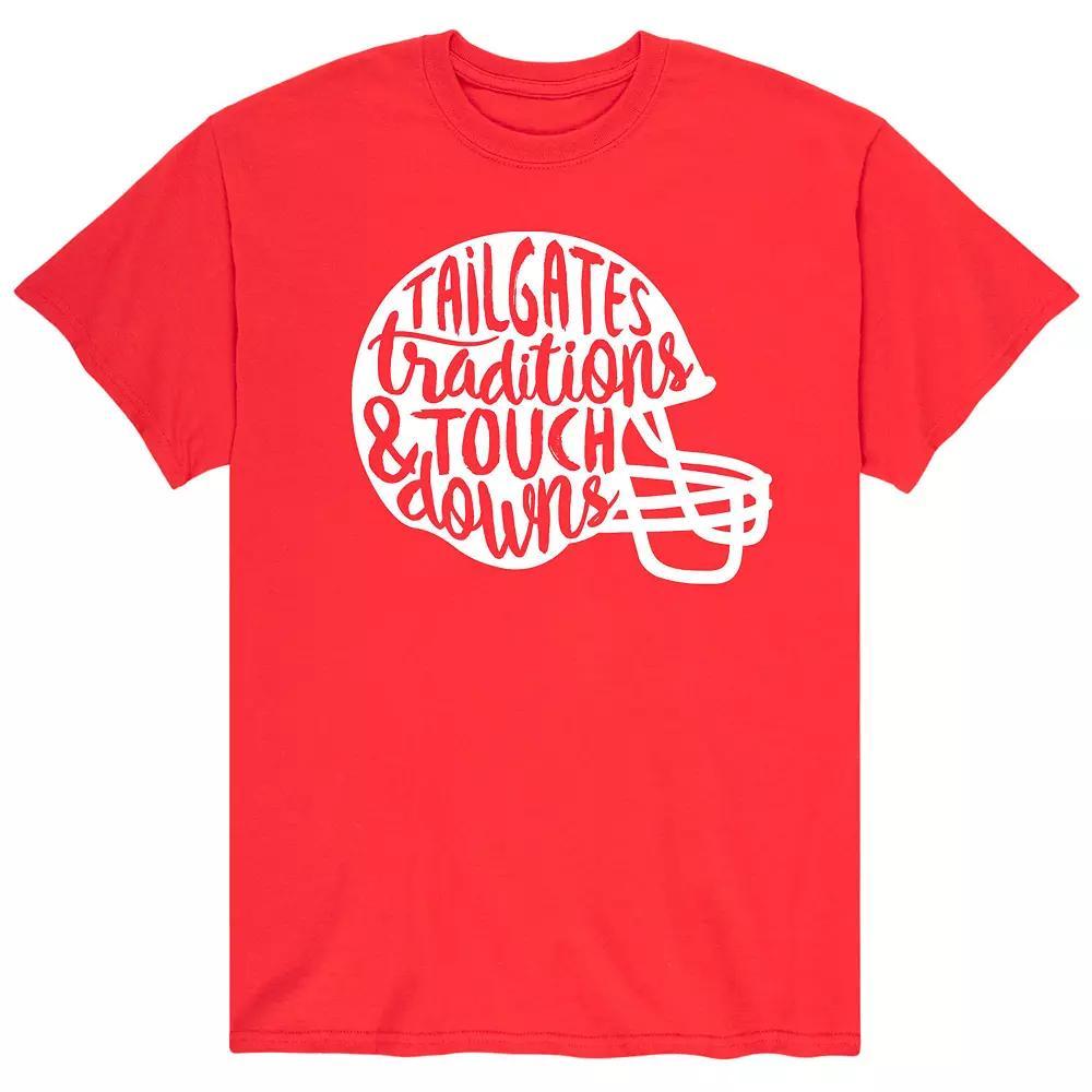 Men's Tailgates Touchdowns Helmets Tee,  Product Image
