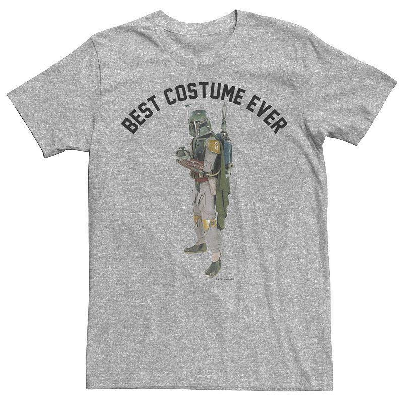 Men's Star Wars Boba Fett Best Costume Ever Tee, Size: Medium, Athletic Grey Product Image