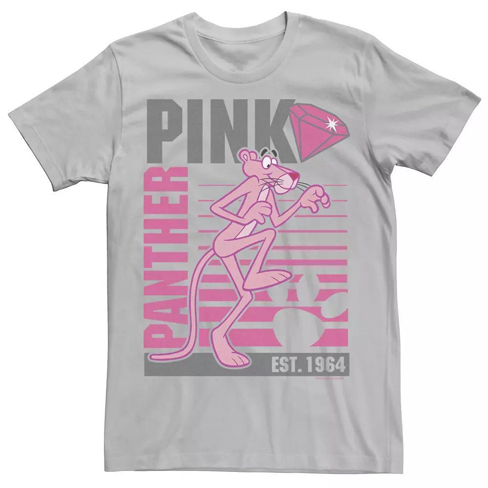 Men's Pink Panther Lined Portrait Tee,  Product Image