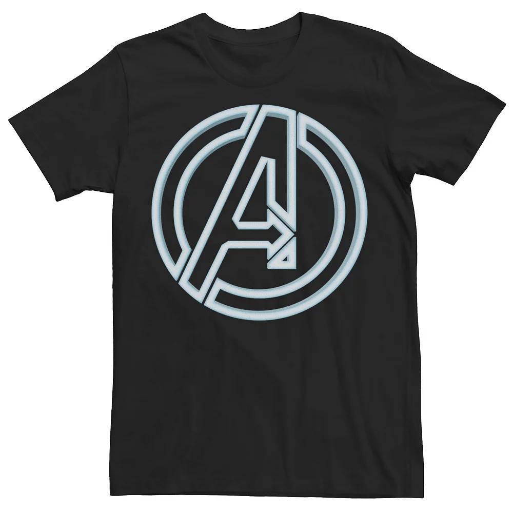 Men's Marvel Avengers Soft Neon Logo Tee,  Product Image