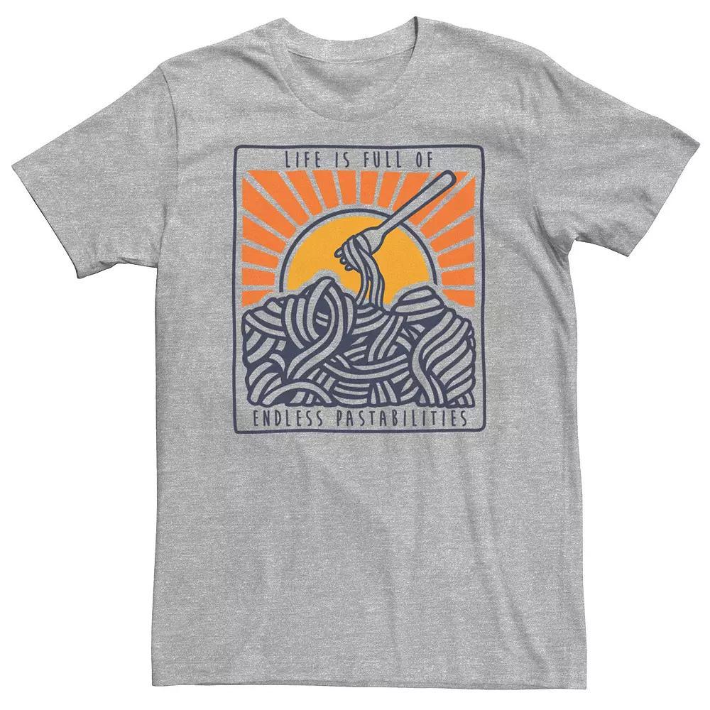 Big & Tall "Life Is Full Of Endless Pastabilities" Tee, Men's,  Product Image