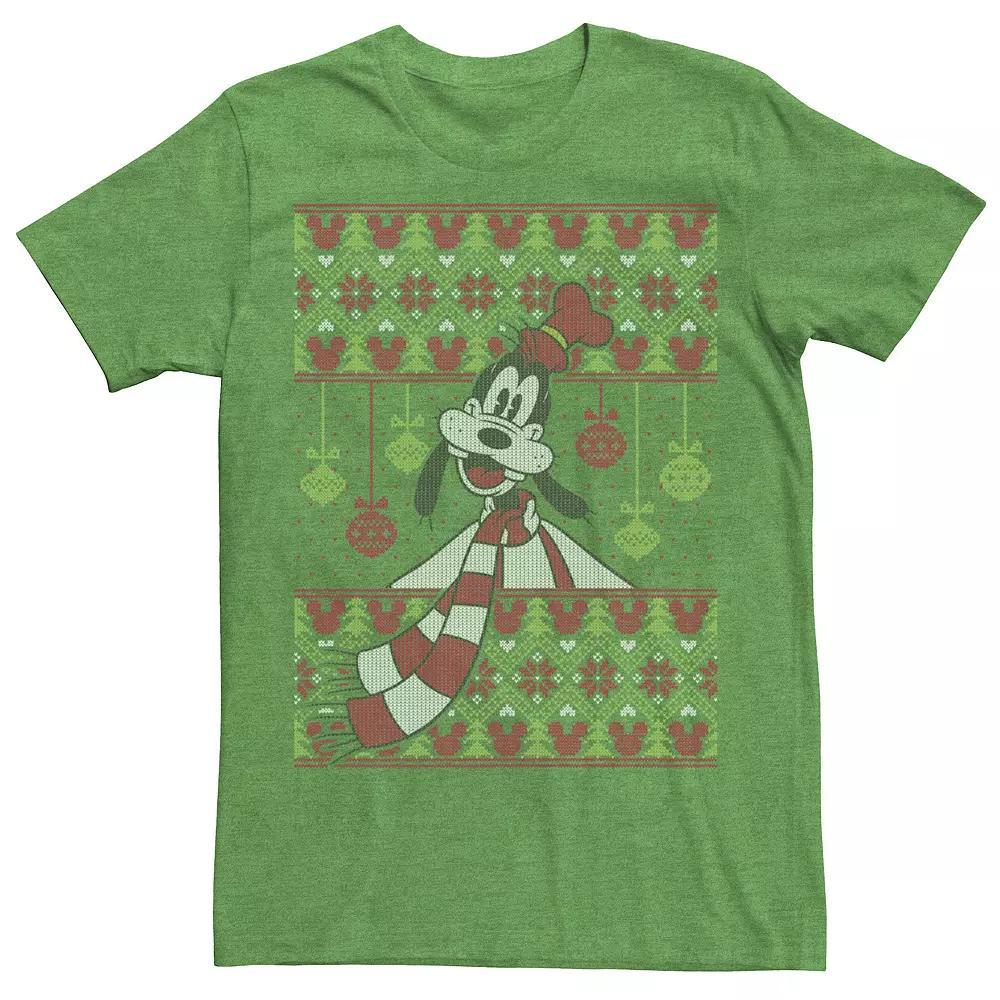 Disney's Goofy Christmas Sweater Style Men's Tee,  Product Image
