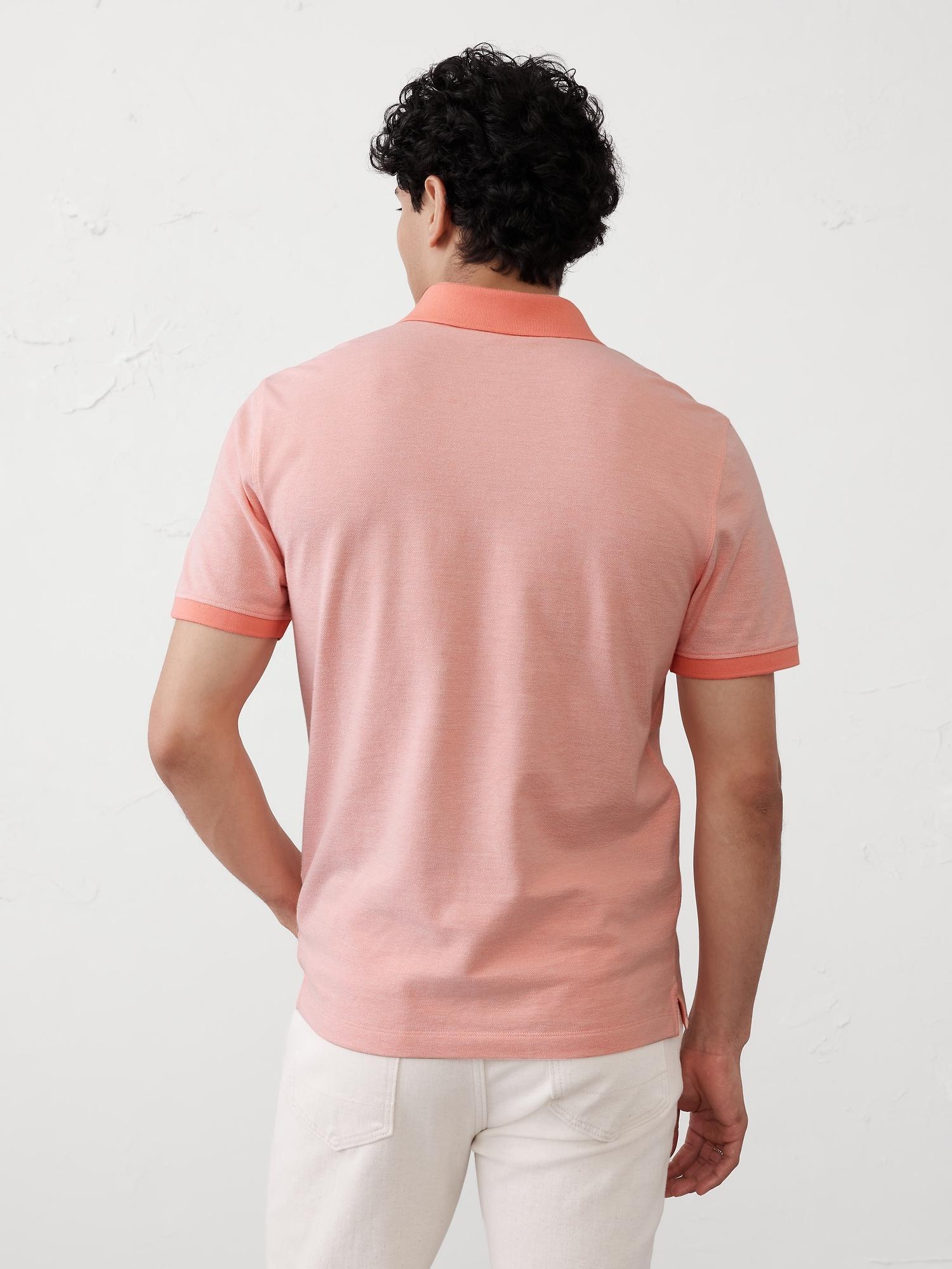 Slim Cotton Pique Polo Product Image