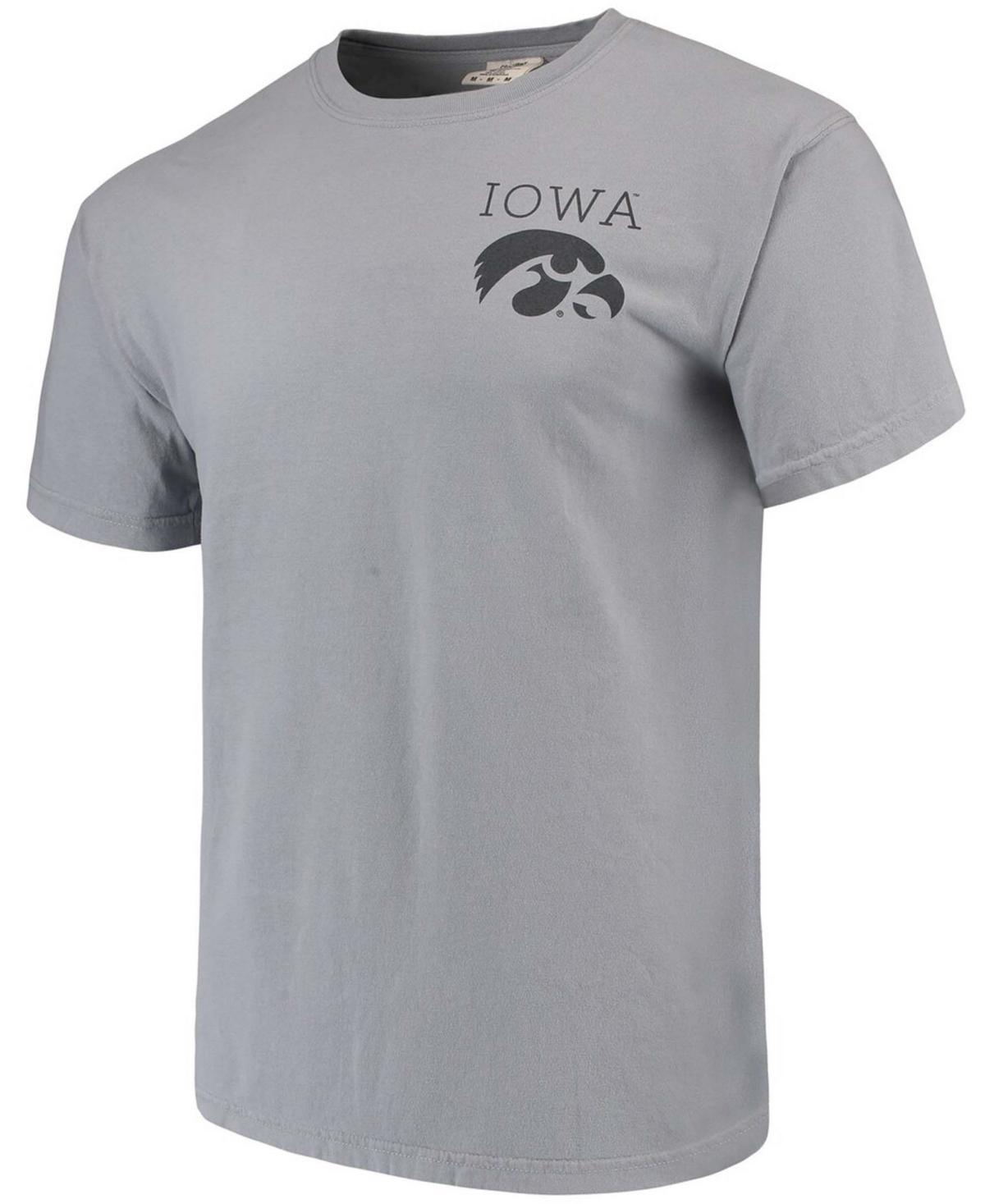 Mens Gray Iowa Hawkeyes Comfort Colors Campus Scenery T-Shirt Product Image