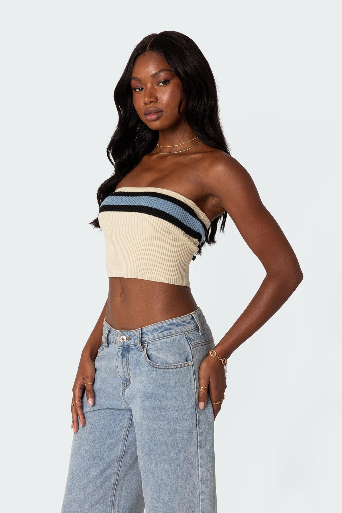 Cyprus Knit Tube Top Product Image