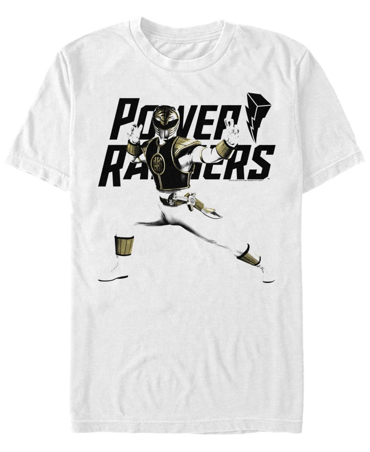 Men's Power Rangers Black Ranger Action Pose Logo Tee, Size: XXL Product Image