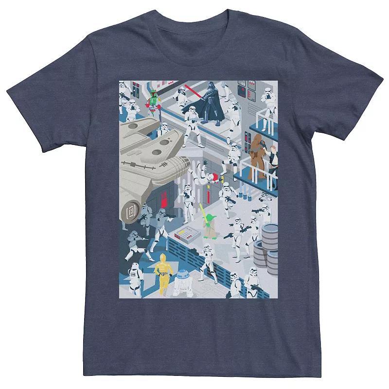 Men's Star Wars Seek & Find Poster Tee,  Product Image